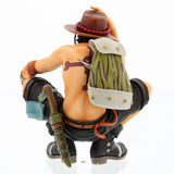 One piece ace squatting action figure