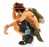 One piece ace squatting action figure