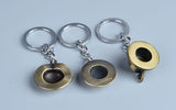 One Piece Luffy Straw hat & Ace & Chopper Hat Keychain Action Figure Toys Key Ring Chains Pendants Brinquedos