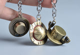 One Piece Luffy Straw hat & Ace & Chopper Hat Keychain Action Figure Toys Key Ring Chains Pendants Brinquedos