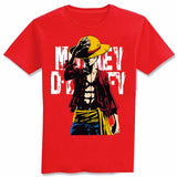 Cute Unicorn One Piece Luffy T shirt casual cotton tshirt homme O neck streetwear man t-shirt boys clothes anime summer top tees