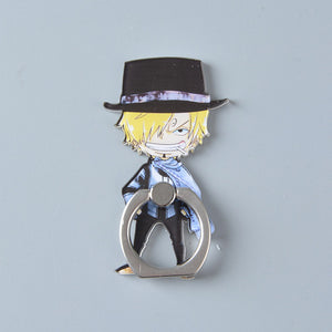 Anime One Piece Luffy Straw Hat Sanji 360 Degree Metal Finger