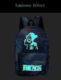 Night Light Cool Backpack Canvas Backpacks School Bags