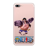 ONE PIECE Phone Case for Apple iphone Silicone Soft Clear TPU Capa