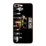 ONE PIECE Phone Case for Apple iphone Silicone Soft Clear TPU Capa