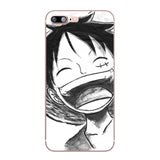 ONE PIECE Phone Case for Apple iphone Silicone Soft Clear TPU Capa