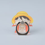 Anime One Piece Luffy Straw Hat Sanji 360 Degree Metal Finger