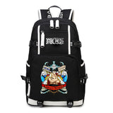 Anime One Piece Backpack School Bag Bookbag Blac