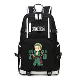 Anime One Piece Backpack School Bag Bookbag Blac