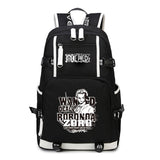 Anime One Piece Backpack School Bag Bookbag Blac