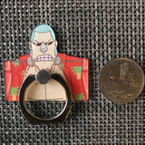 1 Pc Hot sale Japanese Anime Action Figures Toy One Piece Luffy  360 Degree Metal Finger Ring Holder Case for phone