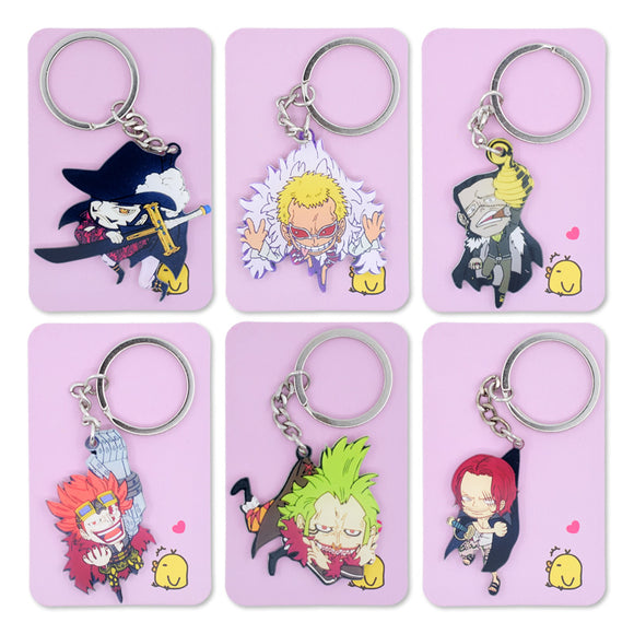 One Piece Keychain Seven Warlords of the Sea joker Key Chain