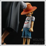 One Piece action figures Anime Straw Hat Luffy Shanks 17.5cm