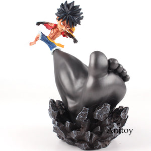 Anime One Piece Action Figure Luffy Doll Monkey D Luffy Gear Third Big Foot