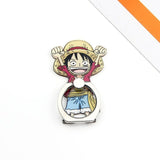 Anime One Piece Luffy Straw Hat Sanji 360 Degree Metal