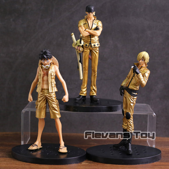 Anime One Piece Film Gold Special DXF The Grandline Men Luffy Zoro Sanji Figure