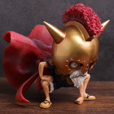 Anime One Piece Monkey D Luffy Gladiator Lucy Figure