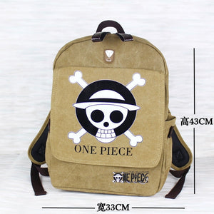 Anime One Piece Cosplay Monkey D Luffy Cos Anime campus student male and female backpack child birthday gift