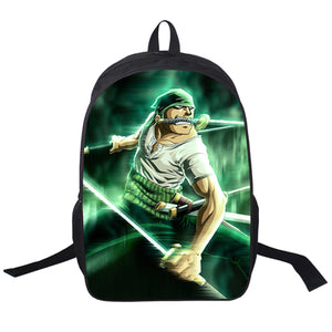 Anime One Piece Cosplay Kindergarten baby child 4-5-6 year old bag high capacity backpack