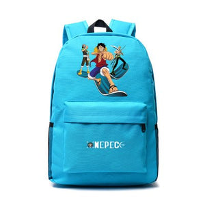 Anime One Piece Cosplay Monkey D Luffy Cos Cartoon student backpack men and women