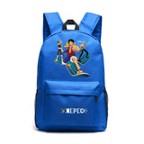 Anime One Piece Cosplay Monkey D Luffy Cos Cartoon student backpack men and women