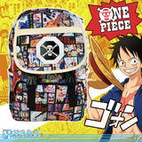 Anime One Piece fashion Leisure man woman Preppy style schoolbag canvas