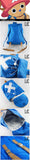 One Piece cosplay Tony Tony Chopper cartoon blue color