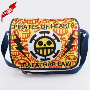 Anime One Piece Handbags oblique shoulder bag man and woman