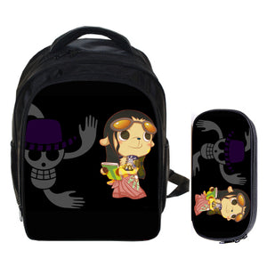 Anime One Piece Cosplay Anime student campus leisure travel backpack