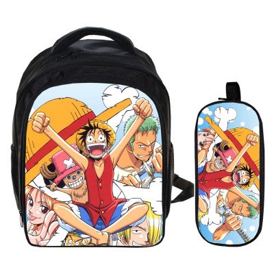 Anime One Piece Cosplay High Capacity Kids Student Backpack