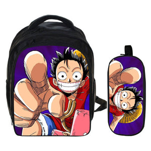 Anime One Piece Cosplay High Capacity Kids Student Backpack