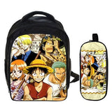 Anime One Piece Cosplay High Capacity Kids Student Backpack