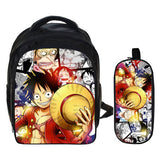 Anime One Piece Cosplay High Capacity Kids Student Backpack