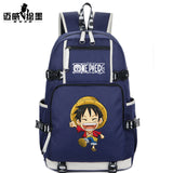 Anime One Piece Backpack Boys Girls