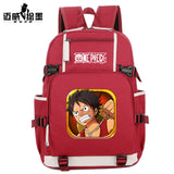 Anime One Piece Backpack Boys Girls