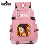 Anime One Piece Backpack Boys Girls