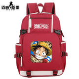 Anime One Piece Backpack Boys Girls