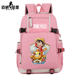 Anime One Piece Backpack Boys Girls