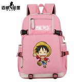 Anime One Piece Backpack Boys Girls