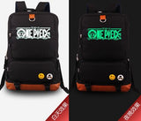 Anime One Piece Luffy Luminous Laptop Backpacks