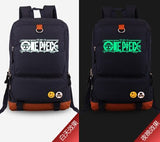 Anime One Piece Luffy Luminous Laptop Backpacks