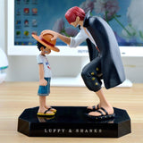 One Piece action figures Anime Straw Hat Luffy Shanks 17.5cm